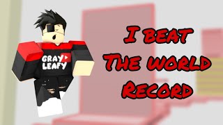 I beat the Mobile *WORLD RECORD* | ROBLOX