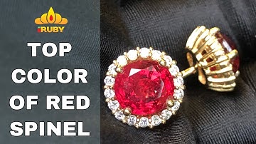 Top color of Gemstone Luc Yen - Red Spinel | IVI - IRUBY