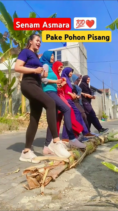 Senam Asmara Pake Pohon Pisang #senam #aerobic #senamviral #olahraga #senamasmara