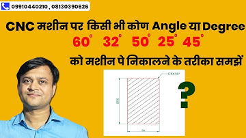 CNC PROGRAMMING CALCULATION IN HINDI BY SANTOSH YADAV SIR