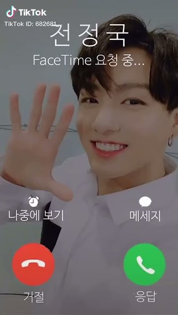 Tik tok bts telfon