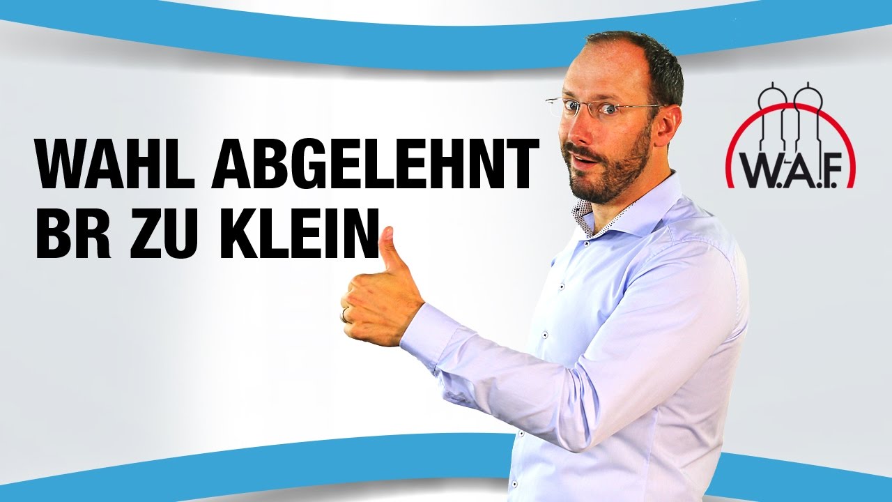 Zu viele Kandidaten lehnen die Wahl ab - Was jetzt?