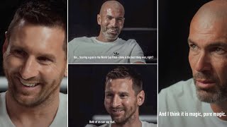 When Zinedine Zidane met Lionel Messi for an incredible interview!