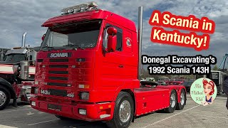 A Scania in Kentucky! Donegal Excavating’s 1992 Scania 143H Cabover Truck Tour
