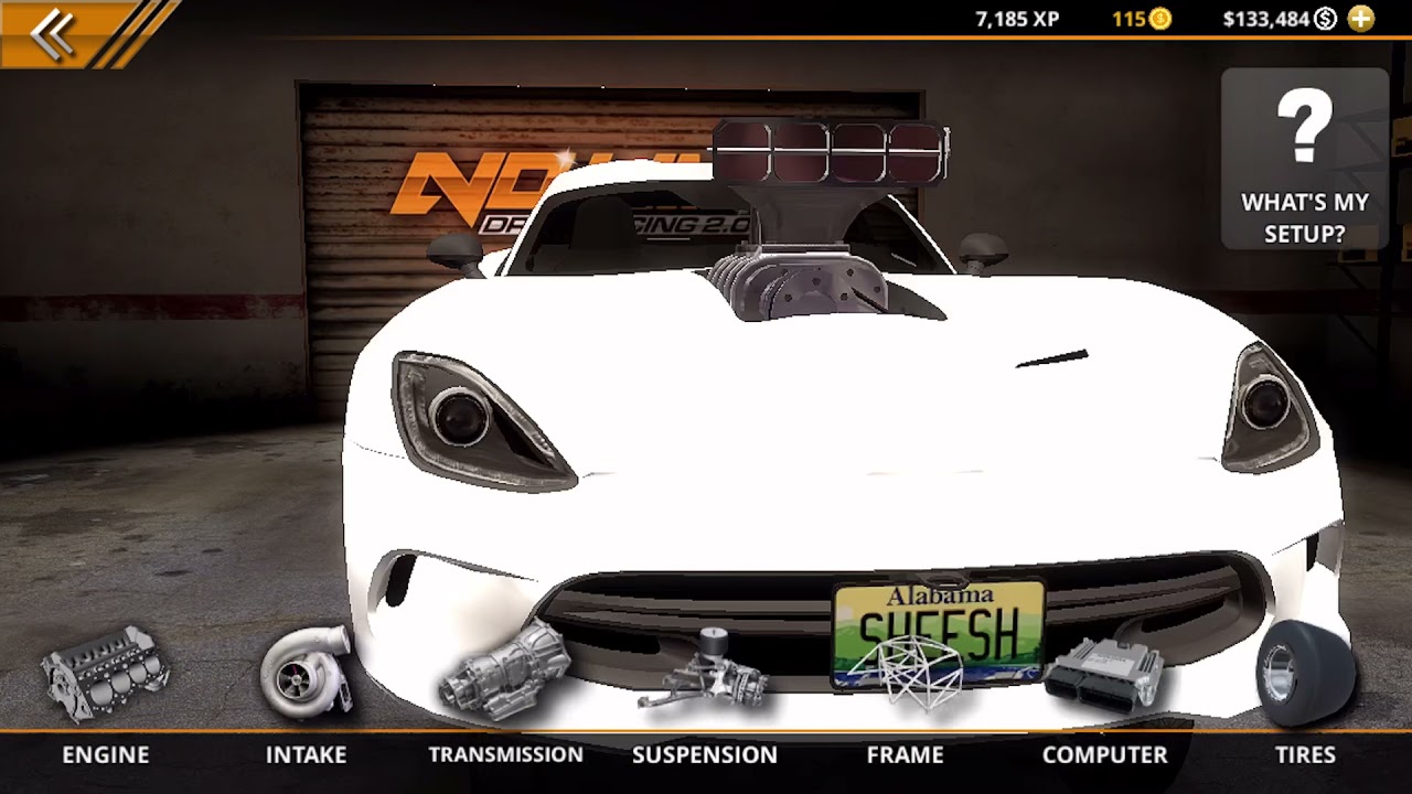 Good for 1.8th of a mile for no limit drag raceing 2