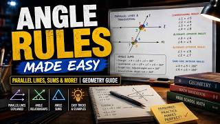 Angle Rules Made Easy: Parallel Lines, Sums & More! | Geometry Guide