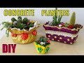 KUMAŞLA MUHTEŞEM BETON SAKSILAR YAPMAK! (Saksı Yapımı) / How To Make Concrete Planters With Fabric