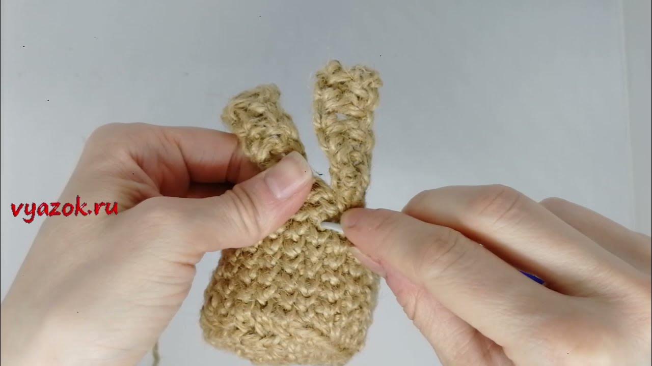 Пасхальная корзинка из джута крючком: подробное описание для начинающих ...