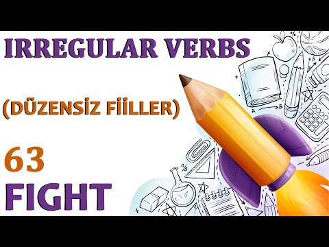 IRREGULAR VERBS - FIGHT - Düzensiz Fiiller - The Cengiz Hoca - 63