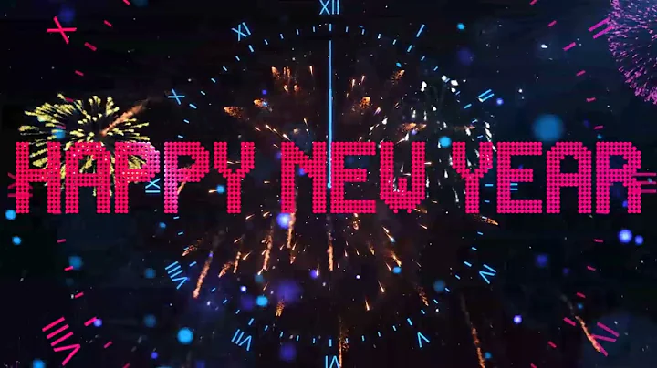 NEW YEAR COUNTDOWN 2020  v 625  30 sec TIMER with sound effects and voice 4k