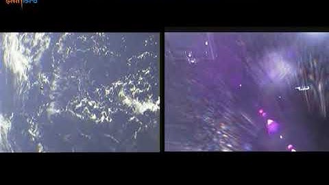 PSLV C45 LIFTOFF & ONBOARD CAMERA VIEW