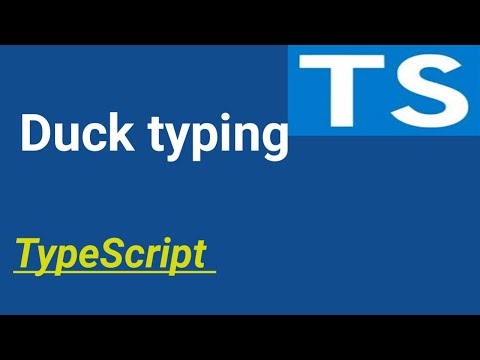 Duck Typing | #13 | TypeScript tutorial in Hindi