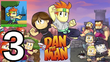 Dan the Man - Gameplay Walkthrough Part 3 - Stage 8: Level 1-3 & 2-1 (iOS, Android)