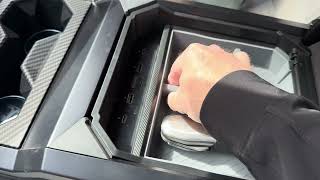 Foronetry Center Console Organizer Tray USB Expansion for Cybertruck