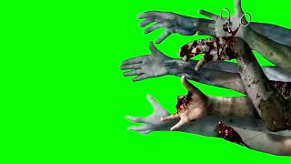 Horror Zombie Hands Green Screen Effect #GreenScreenEffect