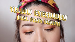 Yellow Eyeshadow Makeup Look (Feat. Fenty Beauty) | thatxxRin