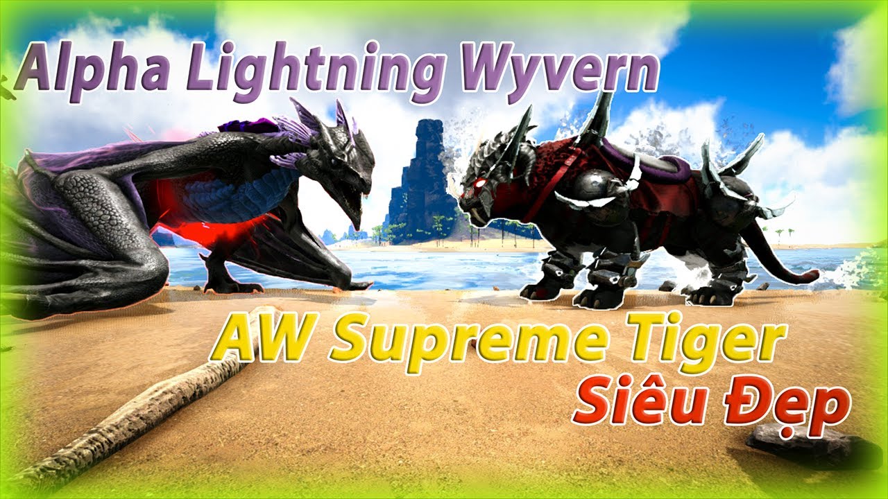 ARK: AG Reborn #15 Mình Tiến Hóa Thành Công Alpha Lightning Wyvern Và ...