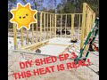 How to build a shed 12&#39;x20&#39; - Erecting walls and framing doors