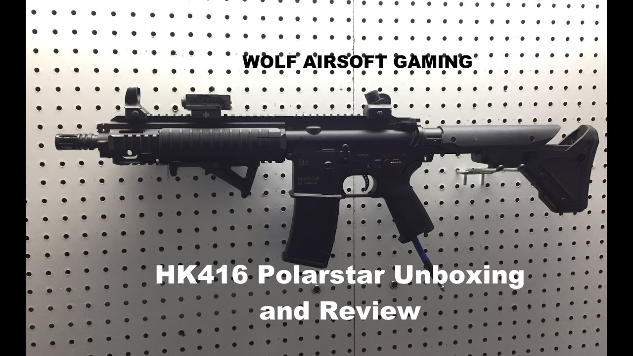 Polarstar HK416 And HPA Rig Airsoft Unboxing