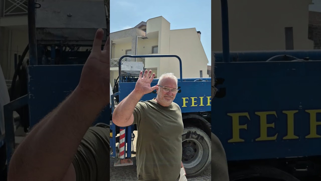 Dia de concretagem em Viseu Portugal!