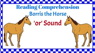 Long vowel or | 'or' sound words | 'or' Words| Blending phonics phase 3 practice