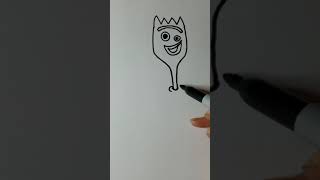 How To Draw Forky, Step By Step