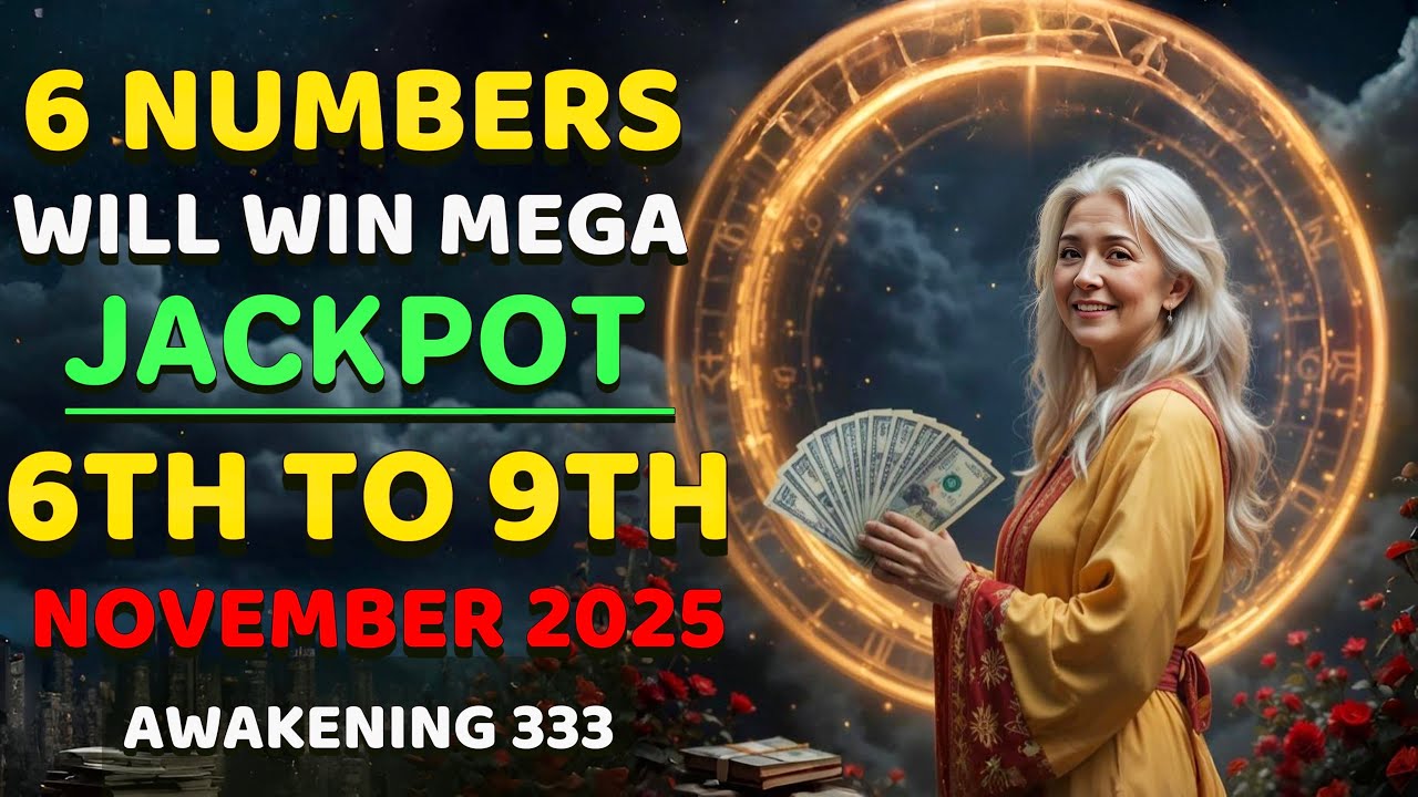 6 LUCKY NUMBERS TO FOCUS and GET RICH On NOVEMBER 6TH TO 9TH, 2025 ...