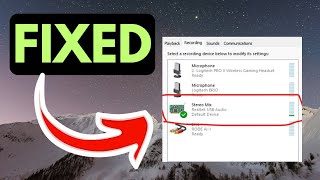 How to Enable or Disable Stereo Mix in Windows 11