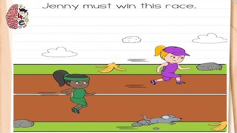 brain test 4 level 98 jenny must win this race | gameplay walkthrough