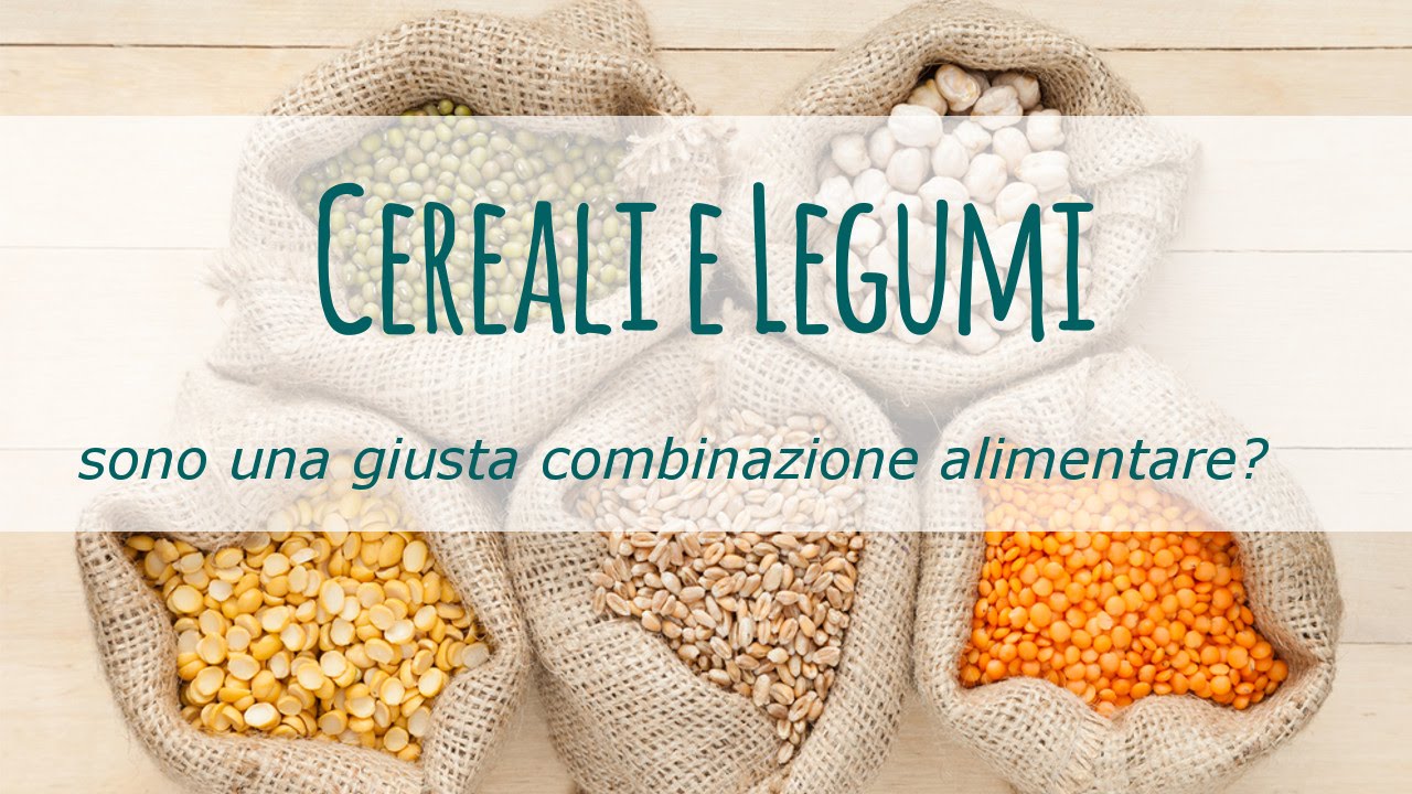 dieta a base di cereali e legumi