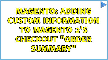 Magento: Adding custom information to Magento 2