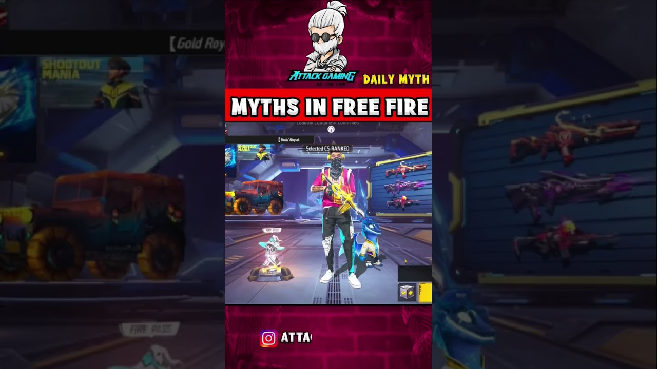 😱 Top Mythbusters in FF You Can't Unknown This | 5 wall myth | Attack Gaming #48