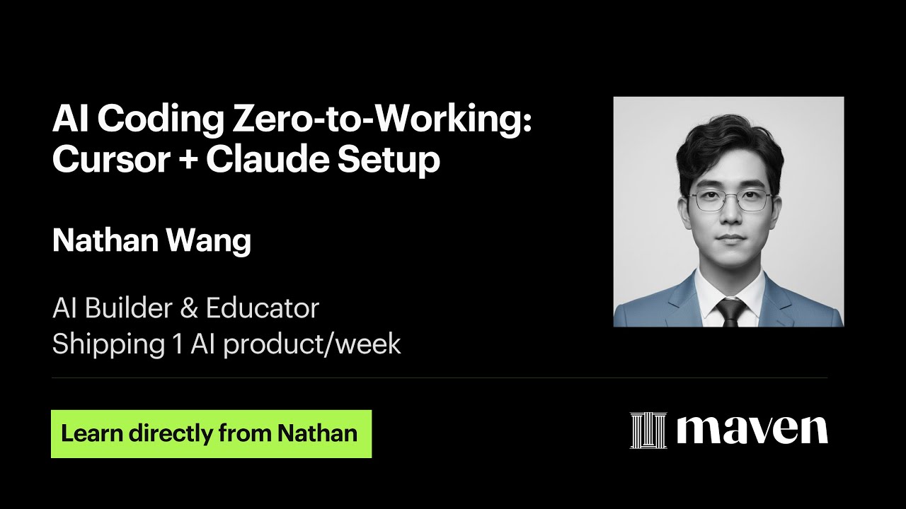 AI Coding Zero-to-Working: Cursor + Claude Jumpstart - YouTube