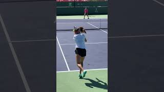 Emma Raducanu Practice Point Indian Wells 2024 screenshot 5