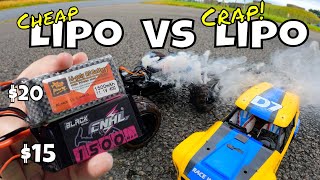 Why Lipo C Rating DOES Matter! ZOP 40C Vs CNHL 100C - 1500mAh 3s