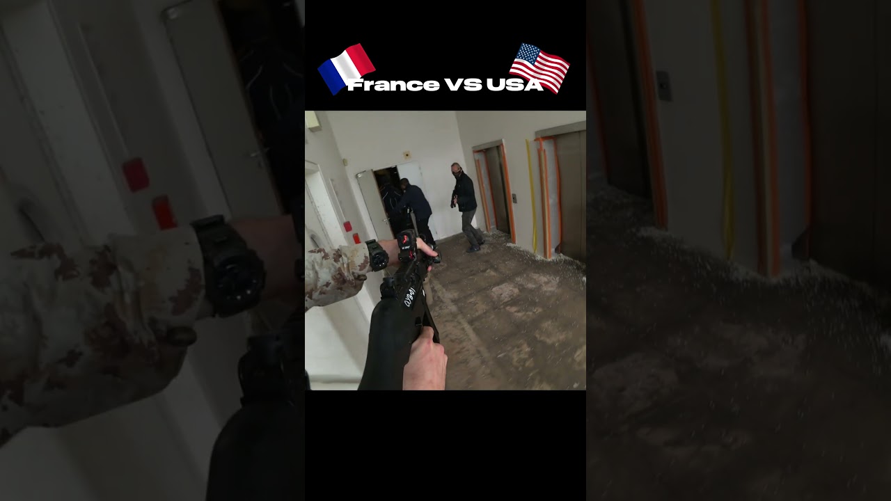FRANCE VS USA AIRSOFT PLAYER 