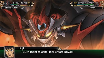 Mazinger Zero - SUPER ROBOT WARS V - ALL ATTACKS [English PS4]