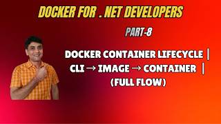 8. Docker Container Lifecycle - CLI → Docker Image → Docker Container (Full Flow) | Detailed Concept