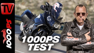 1000PS Test  BMW K1600GT | Präsidentenfuhre mit SOSSystem | CrashTest