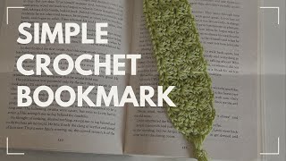 🌸 Simple Crochet Bookmark 🌸