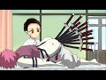 【鬼滅の刃】お尻に炭治郎の日輪刀が刺さった猗窩座【きめつのやいば・demon slayer・귀멸의칼날・あかざ・アニメ・遊郭編・MAD・アフレコ・妓夫太郎・堕姫・だき・宇随天元 銀魂】