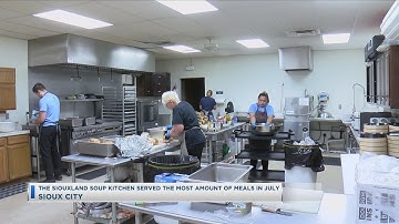 The Siouxland Soup Kitchen Served The Most Amount Of Meals In July
