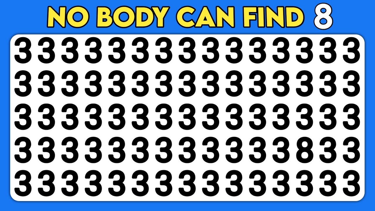 ご確認です(⋆ᴗ͈ˬᴗ͈)”ෆ ᩚ Test your Eyes 👀 | Find the Odd Number and Letter Edition
