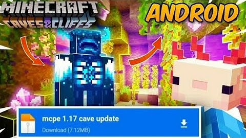 How to Download Minecraft Latest 1.17 Caves And Cliffs Update in your Android Devices||Feat Pro||