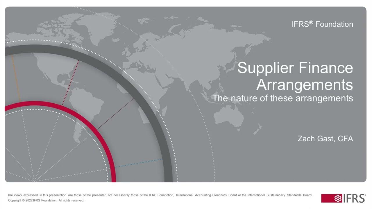 Supplier Finance Arrangements Understanding reverse factoring (first