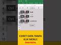 Ctrl + 5 🔥 Shortcut Coret Tengah di Excel (Jarang Diketahui!)