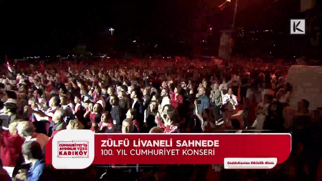 Cumhuriyetimizin 100. yıl coşkusunu Zülfü Livaneli konseri ile yaşıyoruz!