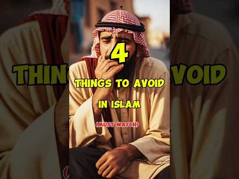 4 Things To Avoid In Islam💫🥰#hadith #status #quran #quates #shorts #shortsfeed