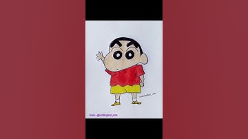 How to draw shinchan step by step | Shinchan Drawing | Shinchan #shorts #myfavoriteshorts