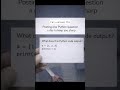 90% beginners get this Python question wrong 😳🐍 #python #shorts#coding #techshorts#trending#viral